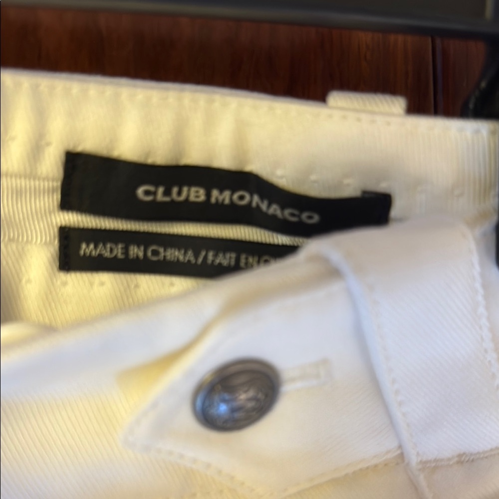 Club Monaco Off-White Trousers